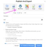 Nicepage Review: Exporting WordPress