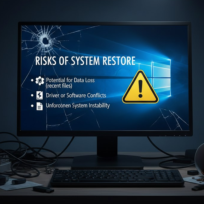 How to Use System Restore in Windows : Risks