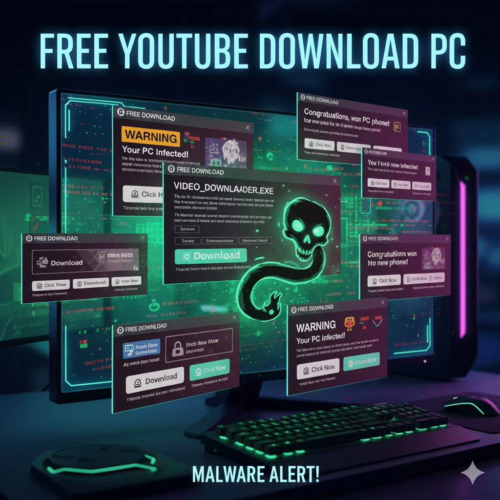 How to Download YouTube Videos for Free on PC: Security Concerns